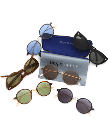 Scye とGLOBE SPECS のコラボアイウエアブランド「Scye Specs」第1弾が1月15日デビューします。